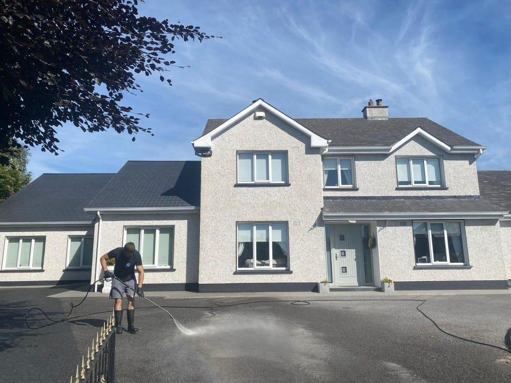 Athlone Power Washing Driveway
