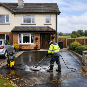 How to Clean Driveways in Athlone Safely