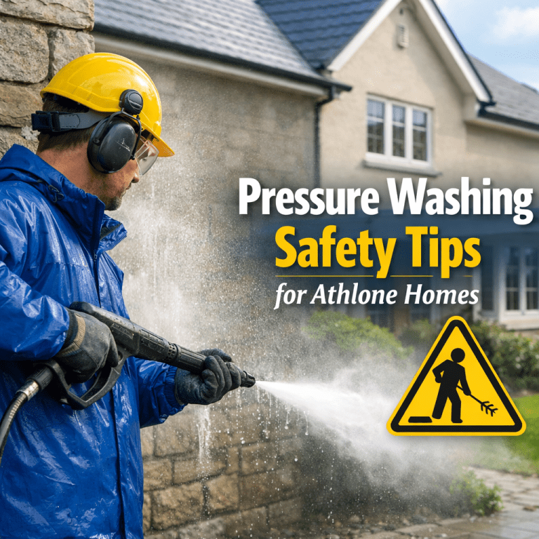 Pressure Washing Safety Tips for Athlone Homes - pressure washing safety Athlone