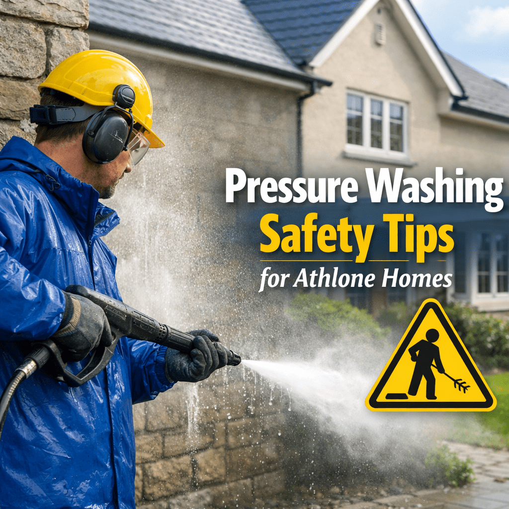 Pressure Washing Safety Tips for Athlone Homes - pressure washing safety Athlone