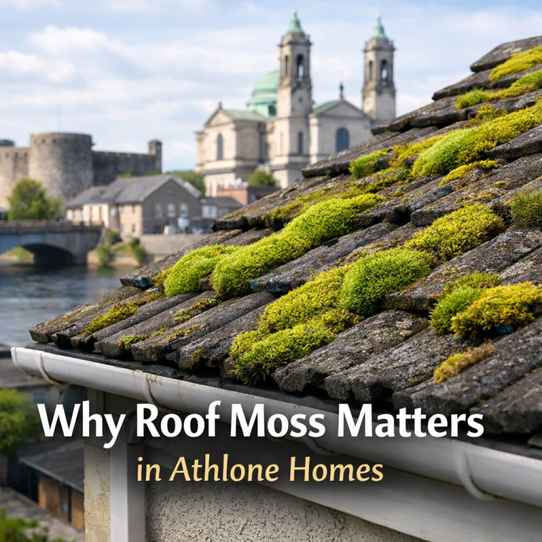 Why Roof Moss Matters in Athlone Homes - roof cleaning Athlone