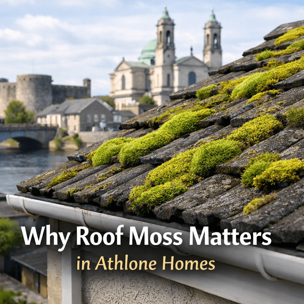 Why Roof Moss Matters in Athlone Homes - roof cleaning Athlone